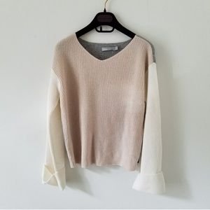 NWT Vince cashmere colorblock sweater
